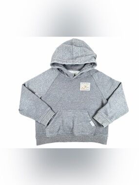 BURLEBO Dark Grey Pullover Graphic Hoodie- L (10-12)